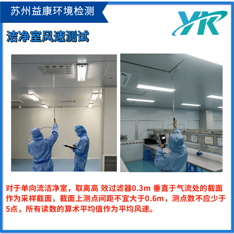 潔凈室風速測試